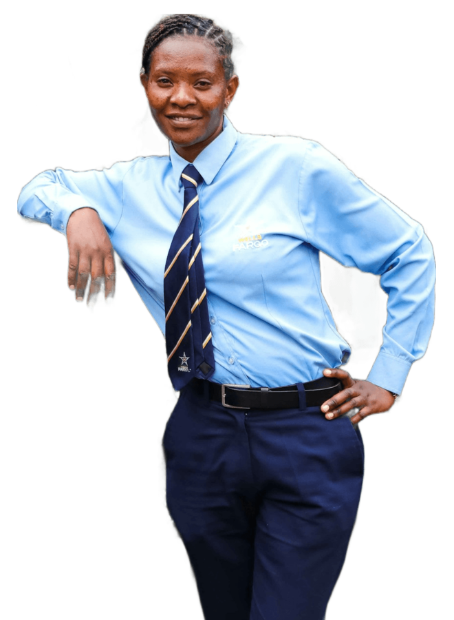 Smiling NSCDC-trained security officer